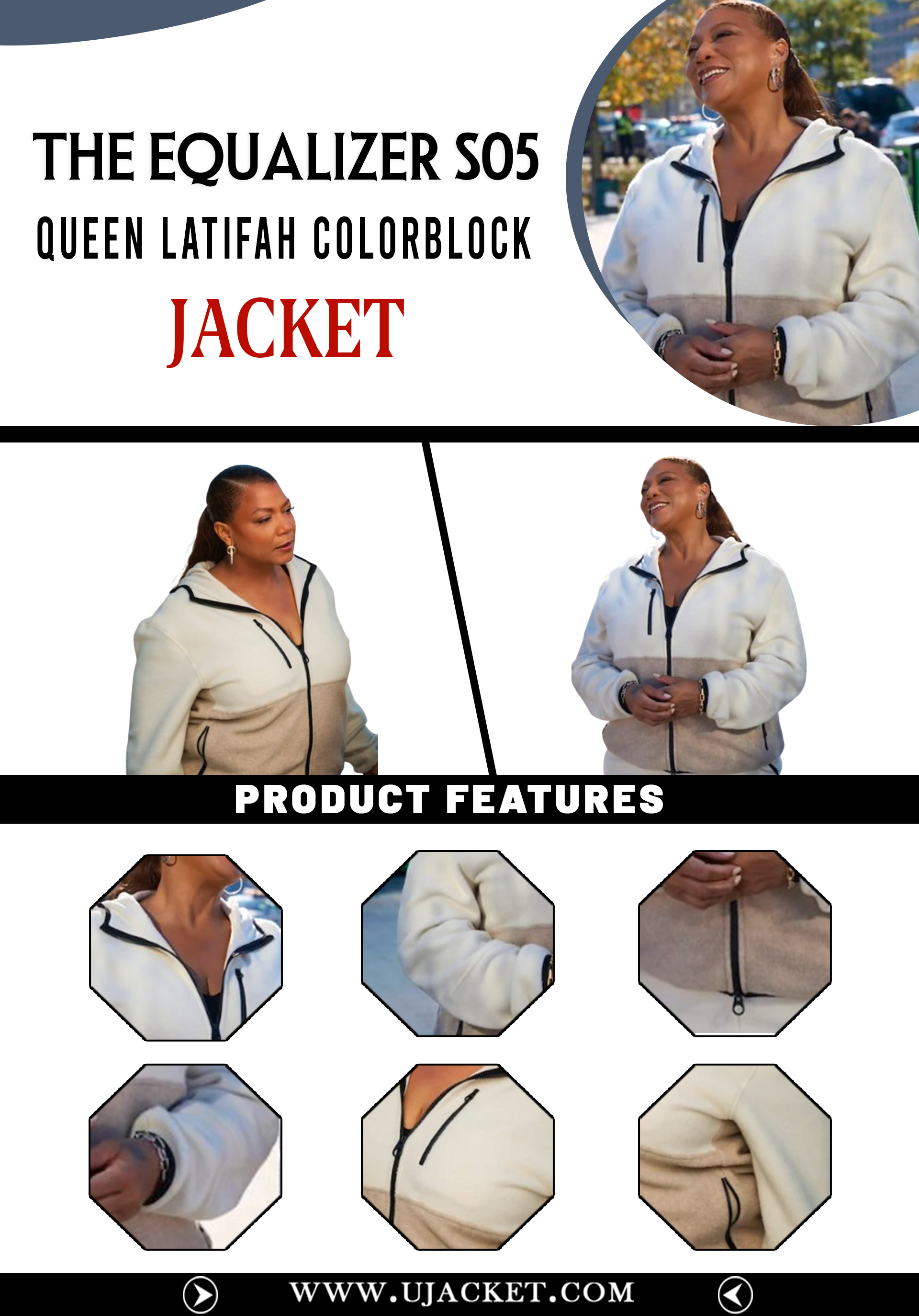 The-Equalizer-S05-Queen-Latifah-Colorblock-Jacket