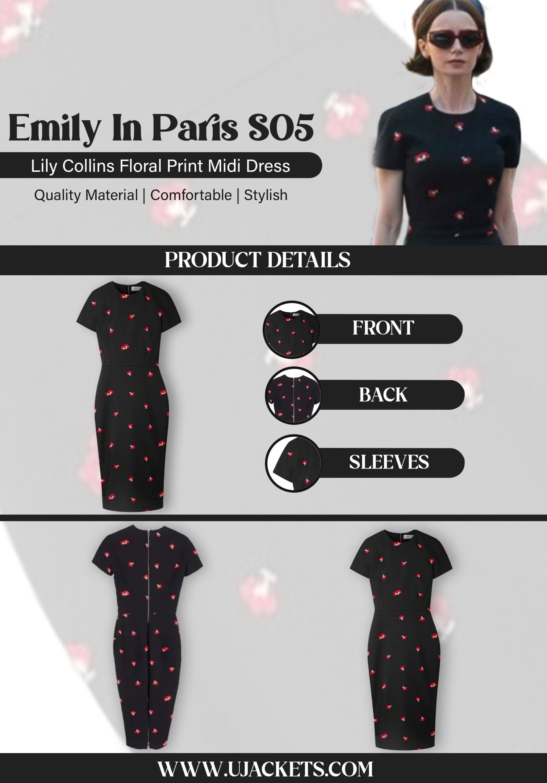 Emily-In-Paris-S05-Lily-Collins-Floral-Print-Midi-Dress