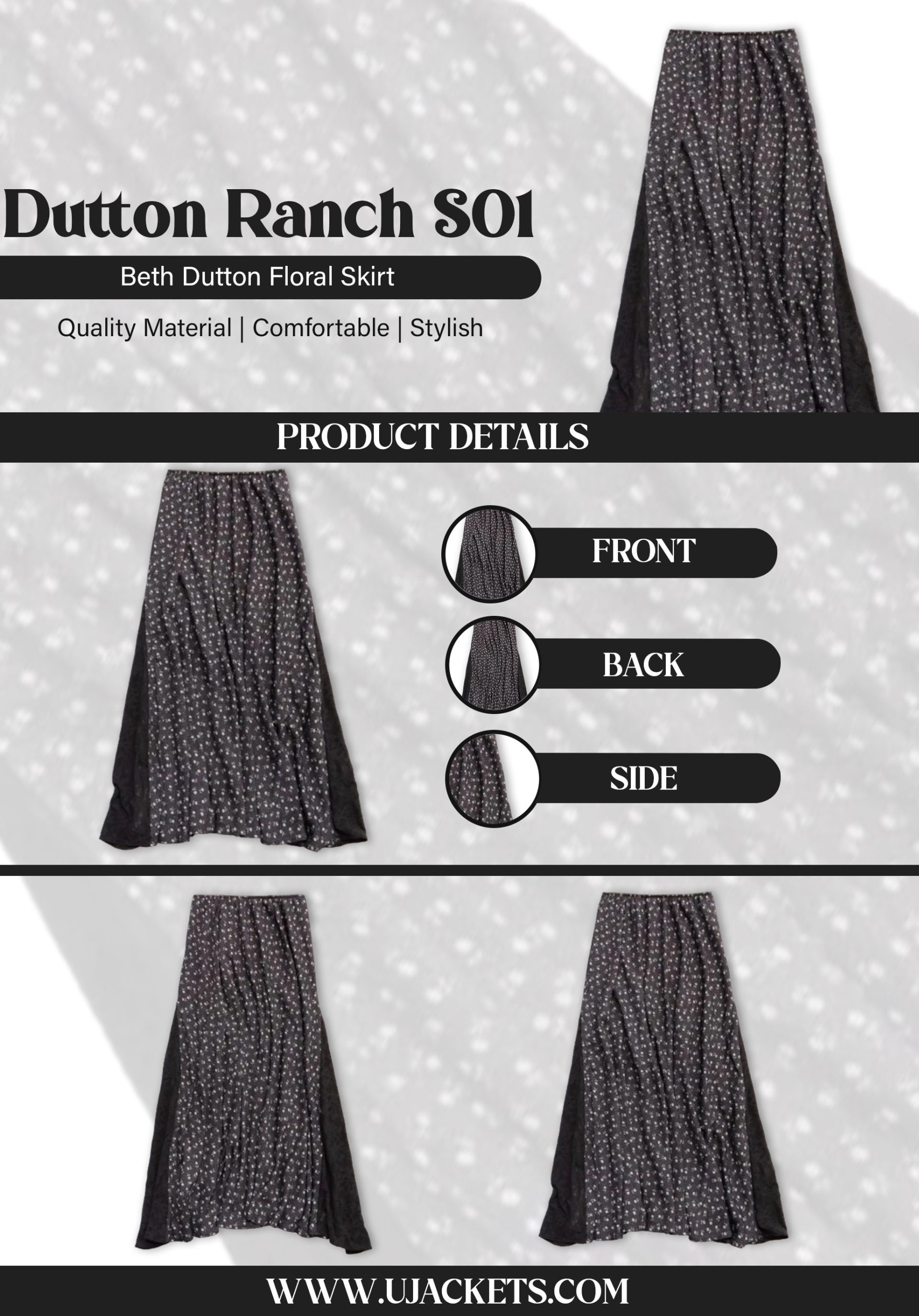 Dutton-Ranch-S01-Beth-Dutton-Floral-Skirt