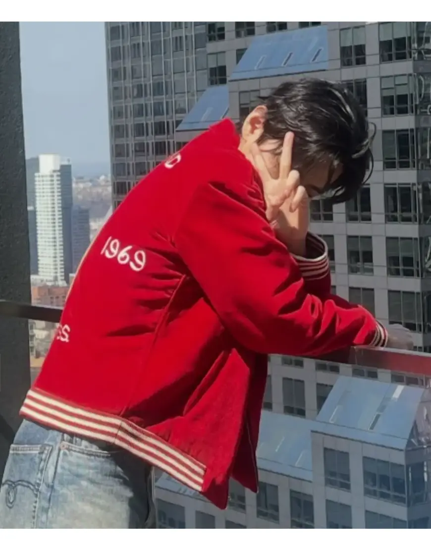 BTS V Bode Wenham Souvenir Red Jacket