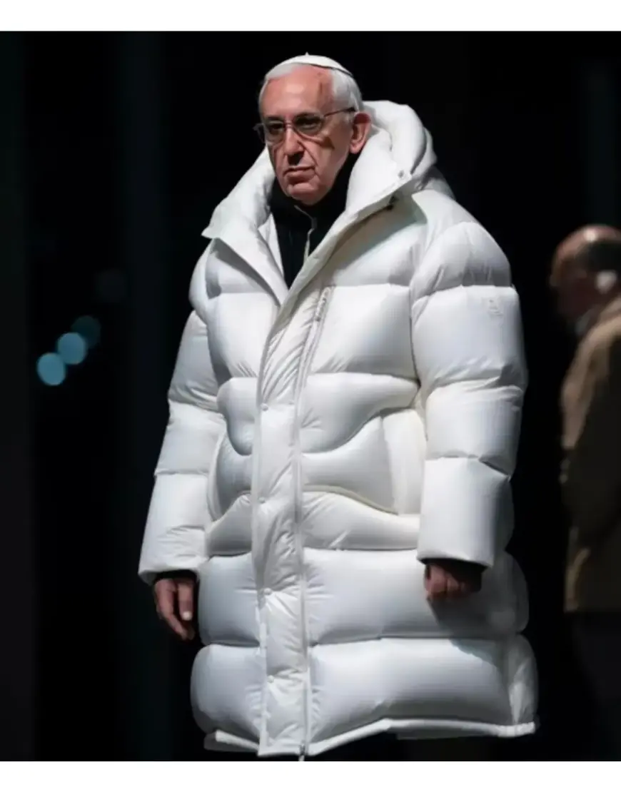 Pope Francis Puffer Hooded Jacket