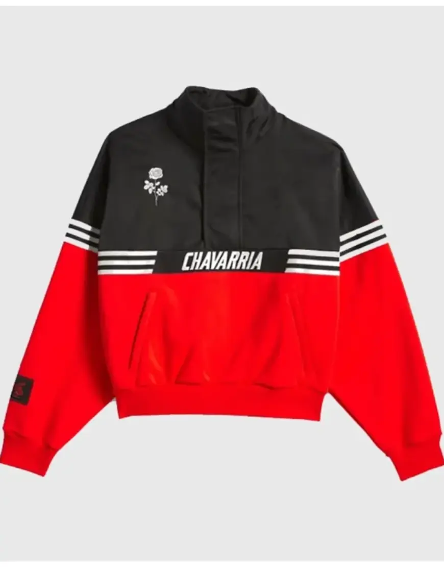 Willy Chavarria Pullover Half-Zip Jacket