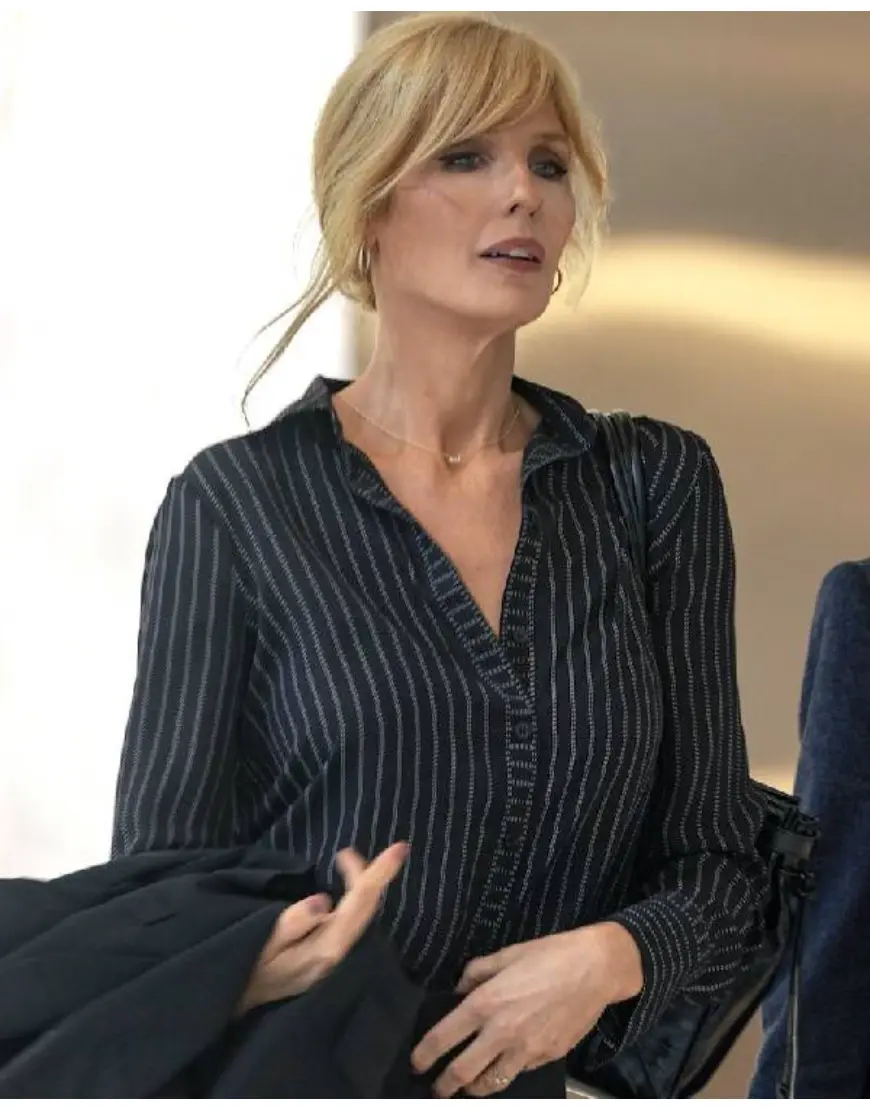 Dutton Ranch Beth Dutton Black Striped Shirt