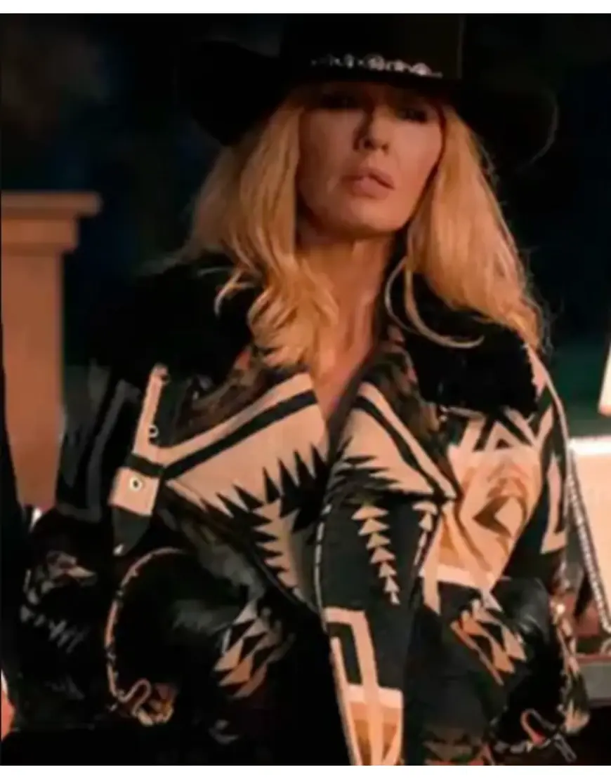 Dutton Ranch S01 Beth Dutton Western Print Jacket