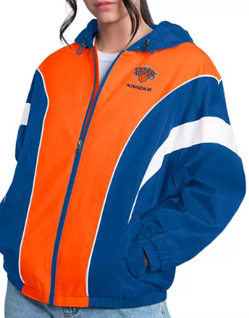 The View 2026 Whoopi Goldberg New York Knicks Colorblock Jacket