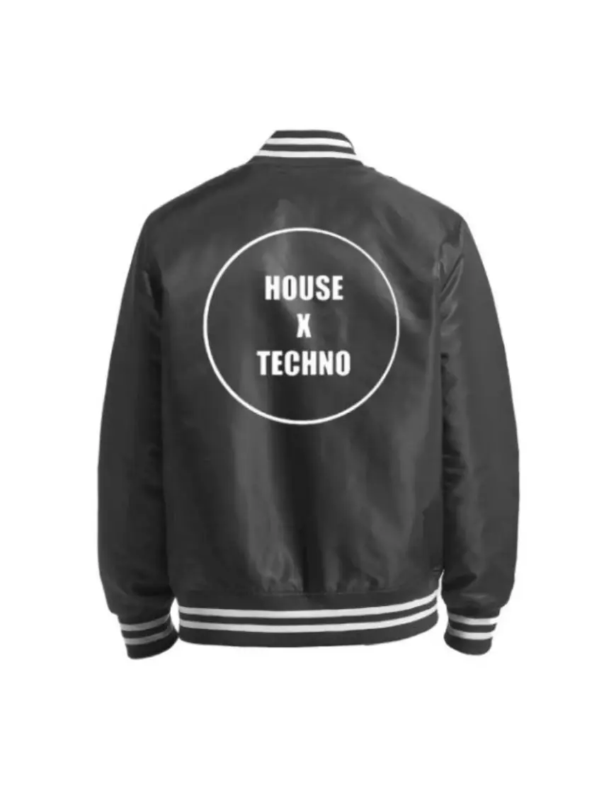 CRSSD House X Techno Grey Bomber Jacket